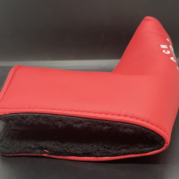Pebble Beach Golf Links Blade Putter Golf Head Cover America's #1 Flag Red NEW - Picture 5 of 6